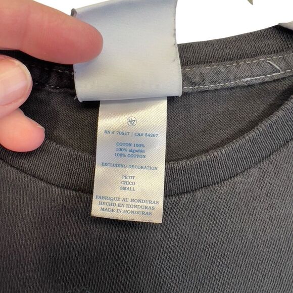 NHL BOSTON BRUINS MEN'S VINTAGE TUBULAR t-shirt, black, SMALL - Picture 5 of 12